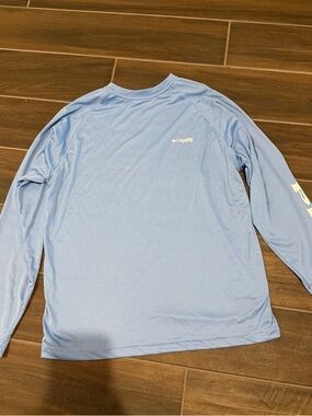 Columbia Men’s Long-Sleeve Fishing Shirt - Pale Blue